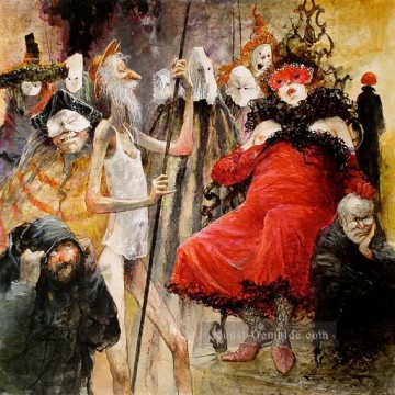 familie infanten don luis Ölbilder verkaufen - Don Quichotte Mascarade MP Moderne